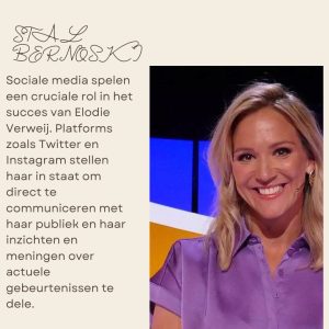 Elodie Verweij: Een Bekend Gezicht in de Nederlandse Media